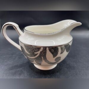 NWT Lenox Silver Applique 10 Ounce Creamer, Hard to Find